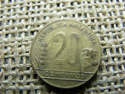 Argentína 20 centavos, 1949