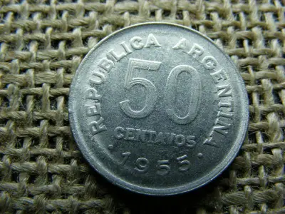 Argentína 50 centavos, 1955