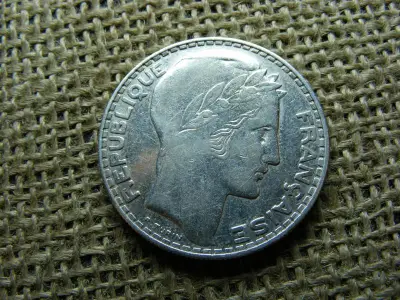 Ezüst 20 frank, 1933, Svájc