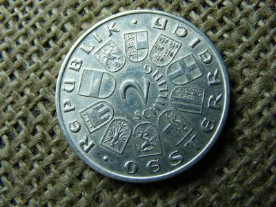 Ezüst 2 schilling, 1928, Ausztria