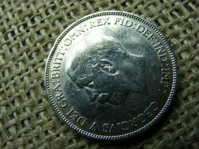 1 Penny, 1929, ezüstözött