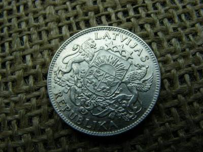 Ezüst 1 lats érme, 1924