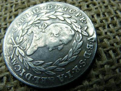Ezüst 20 krajcár, 1784, füles