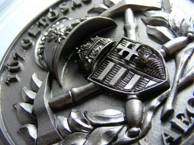 Tűzoltóság Zalaegerszeg 3D üvegkerámia plakett, díszdobozban