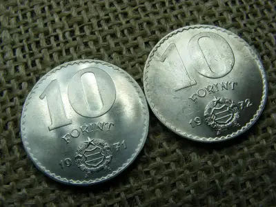 10 forintos érme, 1971-1972
