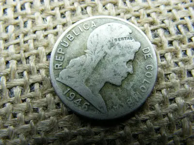 Kolumbia 5 centavos, 1946, V