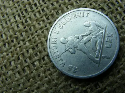 1 lek érme, 1969, Albánia