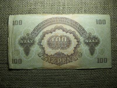 100 pengő, 1944, VH kicsi sorszám