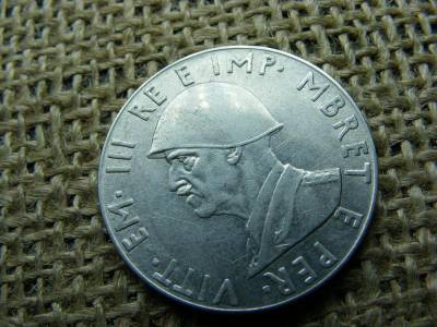 Albánia 2 lek, 1939, nem mágnesezhető