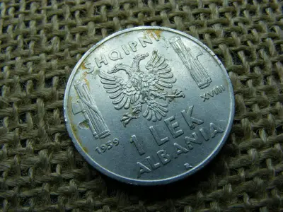 Albánia 1 lek, 1939, mágnesezhető