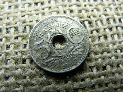 5 Centimes 1927, ritka
