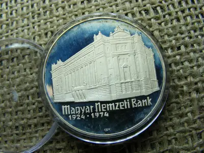 50 Forintos Próbaveret, 1974, Ezüst, PP, MNB