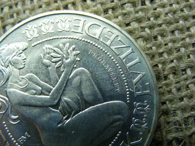 500 forint, 1983, Nők évtizede, próbaveret, ezüst