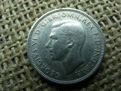 Ezüstözött fél penny, 1948