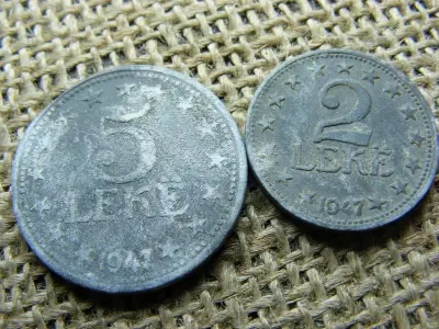 5 és 2 leke, 1947, Albánia
