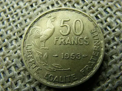 Francia 50 frank, 1953