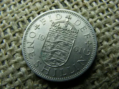 1 Shilling, 1961, Nagy-Britannia