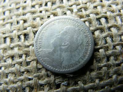Holland ezüst 10 cent, 1913