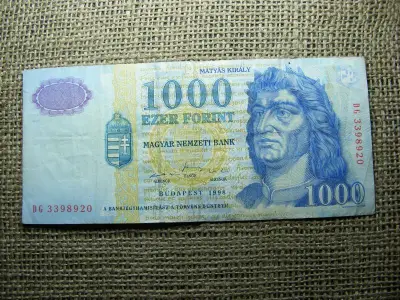 1000 forintos bankjegy, 1998, DG sorozat