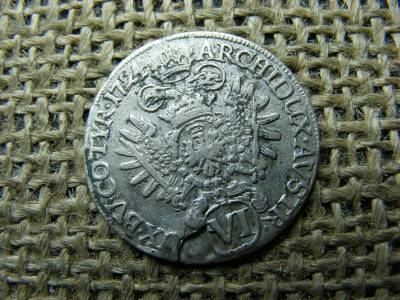 Károly ezüst 6 krajcár, 1724