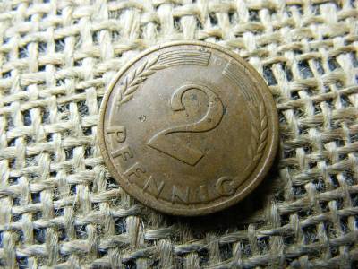 Hibás egyberakott 1 és 2 pfennig, Németország
