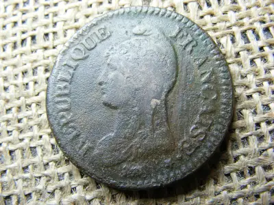 Francia 1 Decime, 1796, UN Decime A
