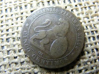 5 Centimos, 1870, Spanyolország