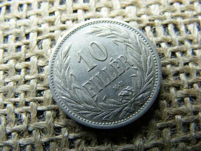 10 fillér, 1909, korona pénzrendszer