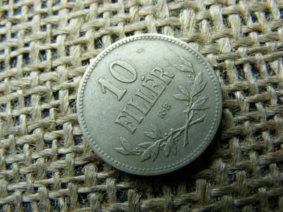 10 fillér, 1915, korona pénzrendszer