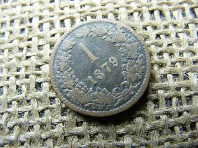 1 Krajcár 1879, Ferenc József korona