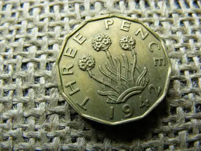 3 Pence, 1942, Egyesült Királyság