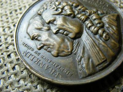 1833 FR Franciaország, Franklin és Montyon bronzérem