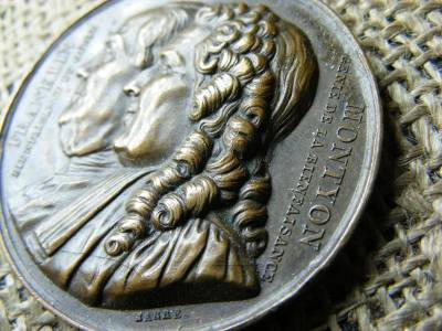 1833 FR Franciaország, Franklin és Montyon bronzérem