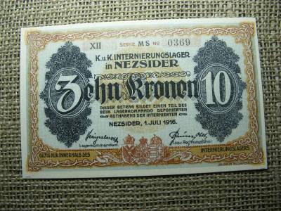 Nezsider 10 korona bankjegy, 1916, Adamo HHE-1.4.3