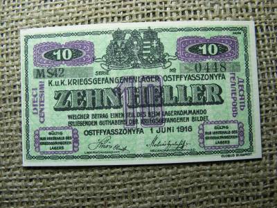 Ostffyasszonyfa 10 fillér, 1916, Adamo HHO-2.1.2