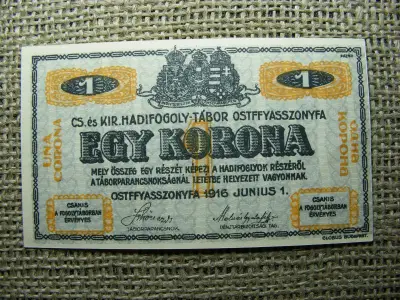 Ostffyasszonyfa 1 korona, 1916, Adamo HHO-2.3
