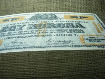 Ostffyasszonyfa 1 korona, 1916, Adamo HHO-2.3