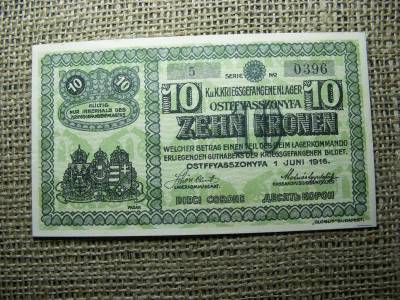 Ostffyasszonyfa 10 korona, 1916, Adamo HHO-2.6