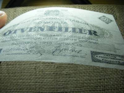 Somorja 50 fillér bankjegy, 1916, Adamo HHS-1.3