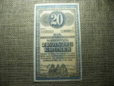 Sopronnyék 2 korona, 1916, Adamo HHP-1.7