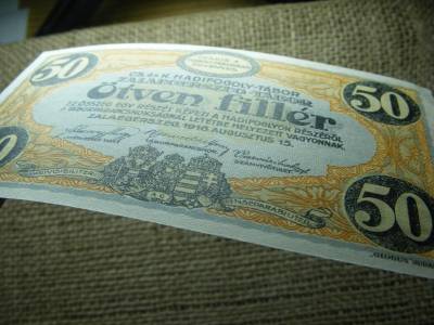 Zalaegerszeg 50 fillér bankjegy, 1916, Adamo HHZ-1.3.3.v