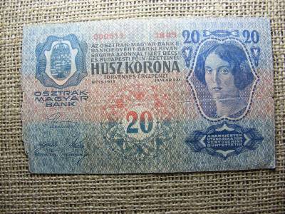 20 korona, 1913, I. kiadás
