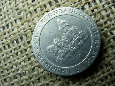 Spanyolország 200 ptas érme, 1991