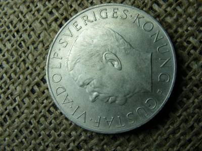 Ezüst 5 korona, 1952, Svédország