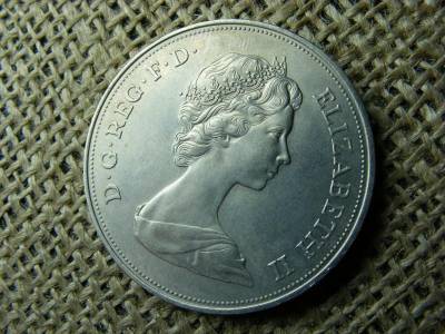 25 pence, 1972, Egyesült Királyság