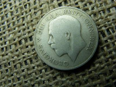 Ezüst 1 shilling érme, 1921