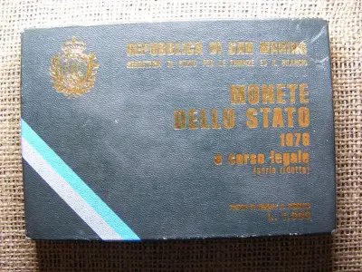 San Marino 1976 dobozos forgalmi sor