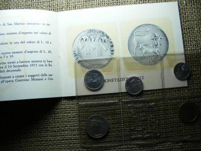 San Marino 1976 dobozos forgalmi sor