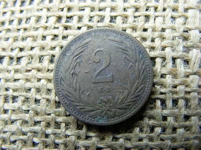 2 fillér, 1906, Korona-pénzrendszer