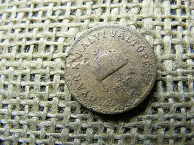 2 Fillér, 1907, Korona-pénzveret